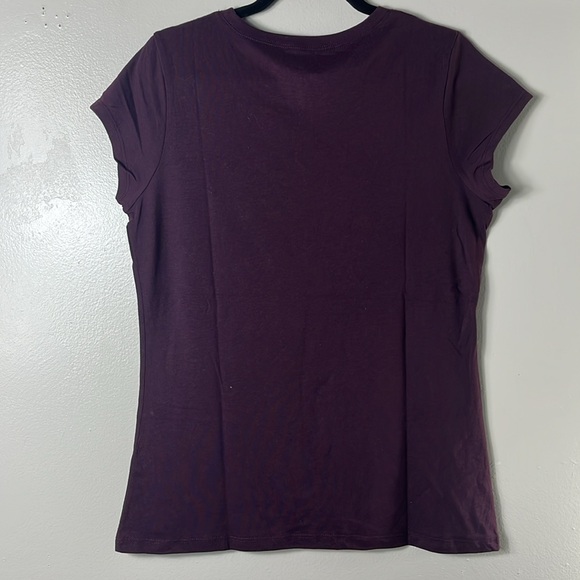 Wound Up Simply Blessed purple top short sleeve women’s size XL - Picture 2 of 6